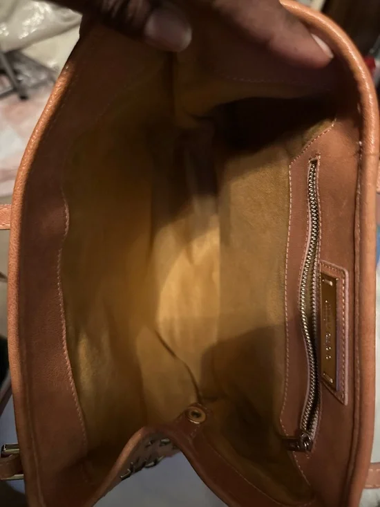 Jimmy Choo Tan Leather Star-Studded Shoulder Bag - Picture 5 of 7